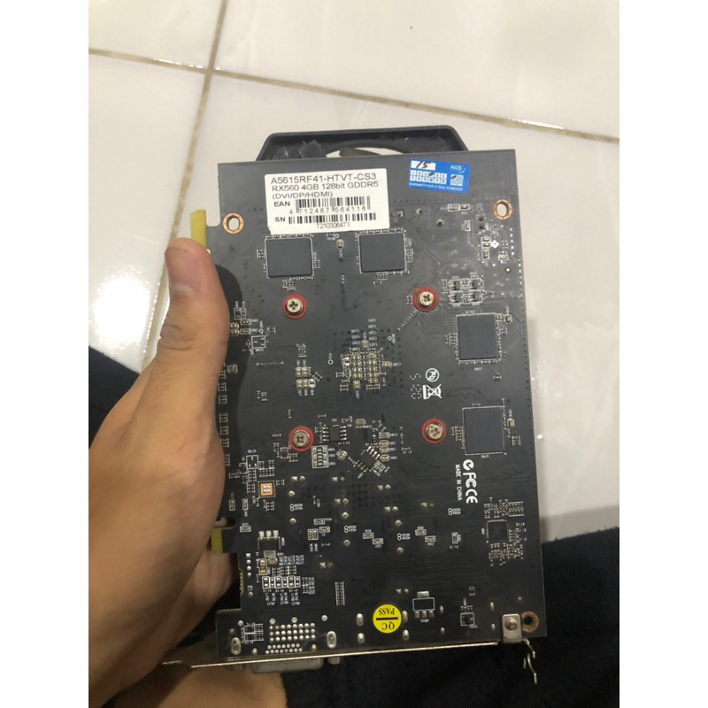 VGA VURRION RX 560 4GB GDDR5 128Bit