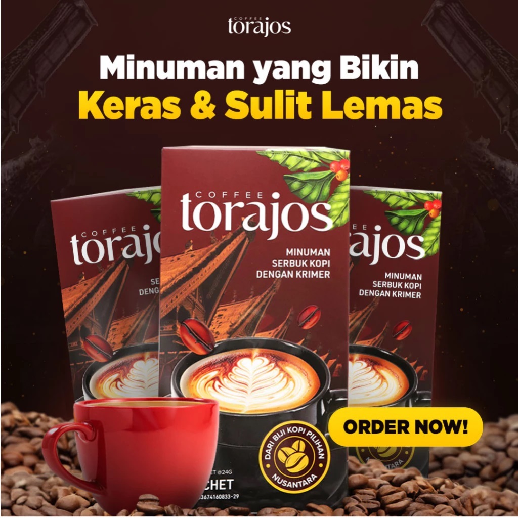 

Torajos Kopi Penambah Stamina Pria Tahan Lama Paket 1 Box Kopi Stamina Laki laki Kopi Pria Perkasa