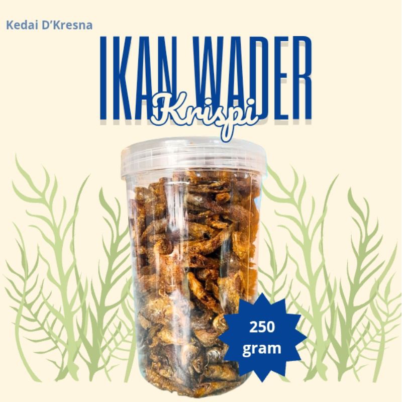 

DKRESNA | Ikan Wader Krispi Gurih, Renyah, Sedaap (ASLI Malang, Jawa Timur) 125/250 gram