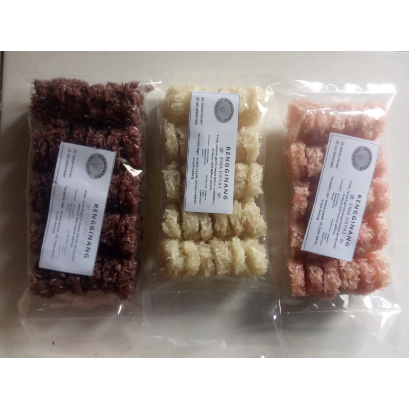 

Rangginang Mentah Mini Rasa ( Terasi , Ketan Putih ( rasa bawang ) dan Ketan Hitam ) Isi 30pcs Rangginang Emak Rangginang Enak Gurih Dan Nikmat