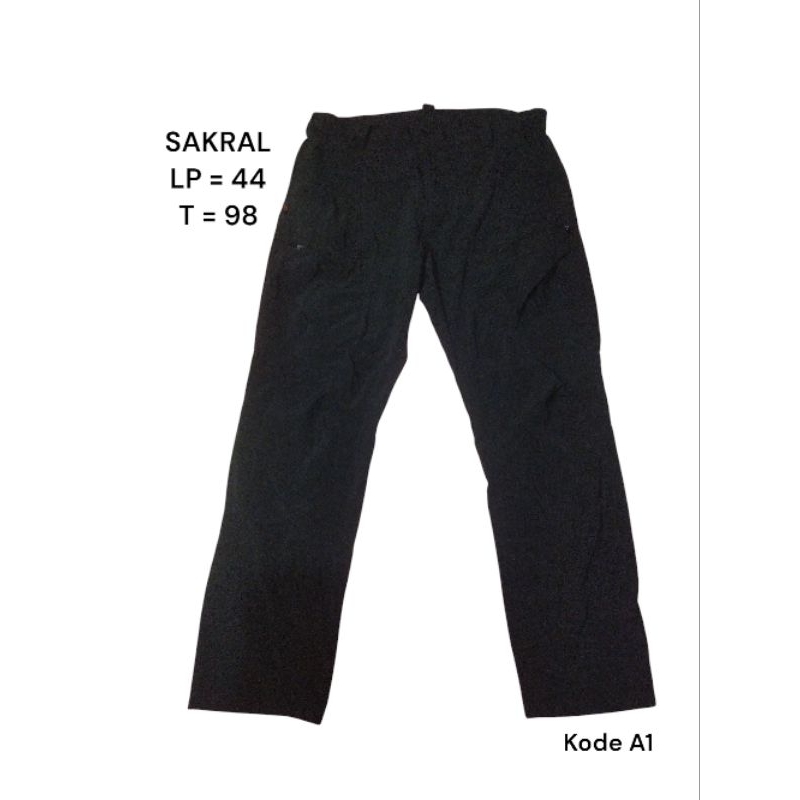 Celana Hitam Outdoor Second