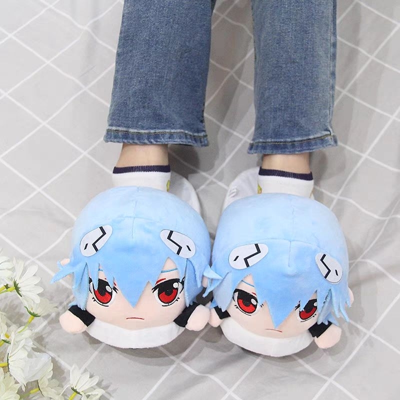 [PRE-ORDER]Sandal Tidur Boneka Rei Ayanami Neon Genesis Evangelion Import All Size 37-42 New