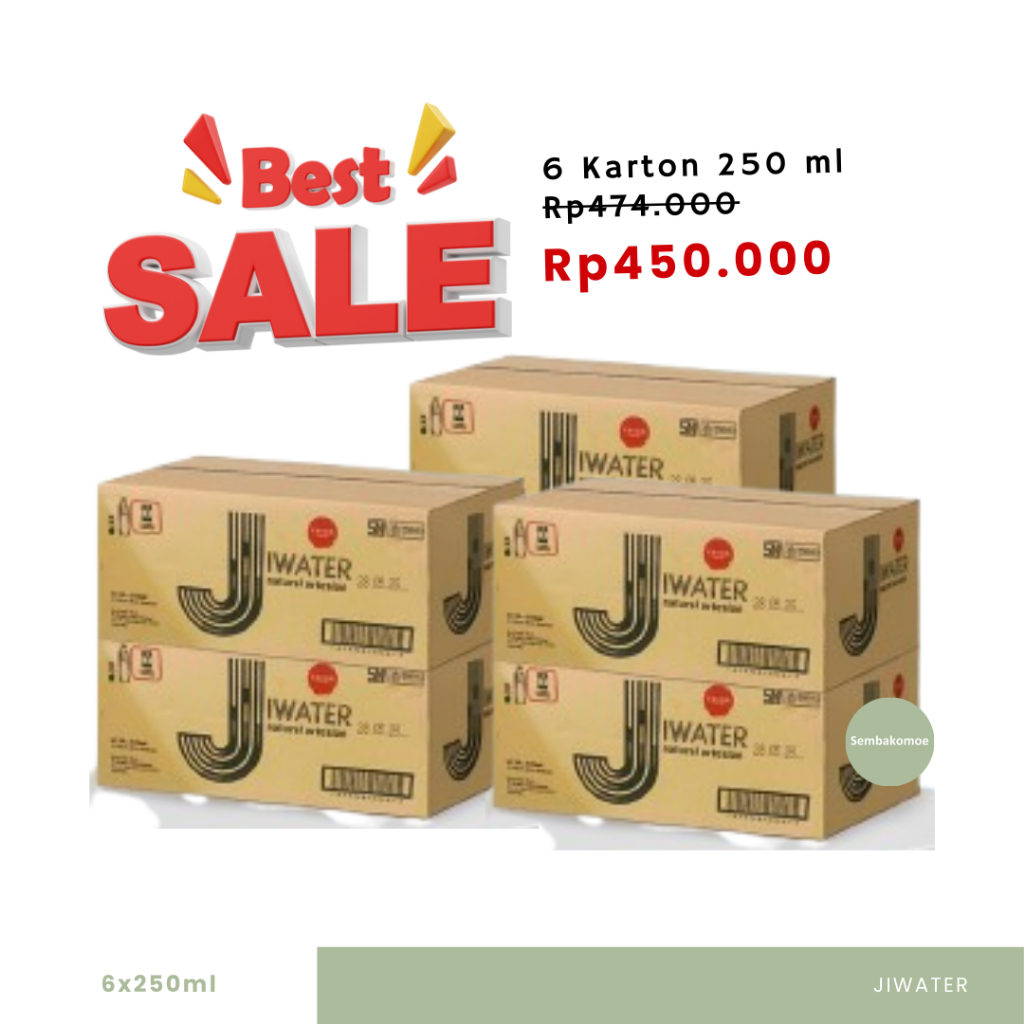 jiwater | j water mineral | jwater murah 6 dus