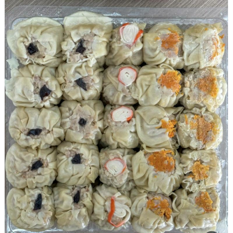 

Dimsum Siomay Ayam Toping Mix isi 50pcs