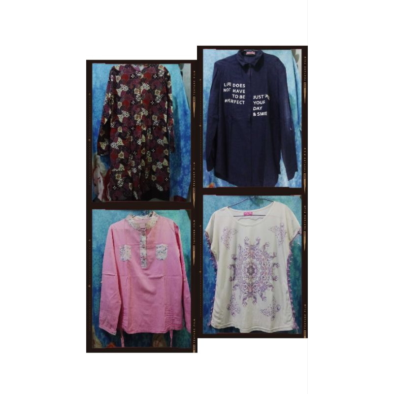 #PRELOVE ATASAN WANITA/TUNIK/KAOS PENDEK