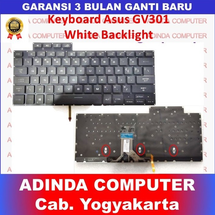 Keyboard Asus ROG Flow X13 GV301 GV301QC GV301QH GV301QE Backlight
