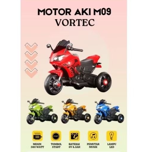 Motor Aki Anak / Mainan Anak Motor Motoran Aki Cas Charger / Motor Anak Mini Model CBR Ninja