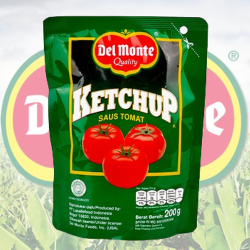 

Saus tomat / tomato Delmonte Ketchup kemasan pabrik 200 gr