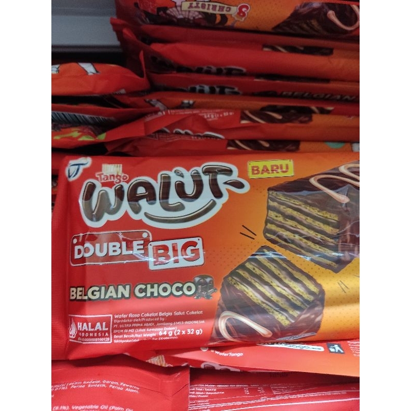 

walnut double big belgian choco 64 gr