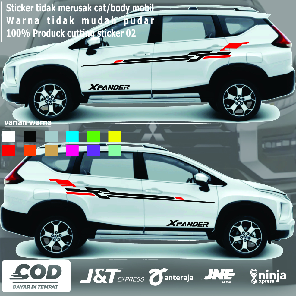 Cutting Stiker Mobil Xpander xpander cross Stiker Striping List Ultimate Mitsubushi Xpander cross