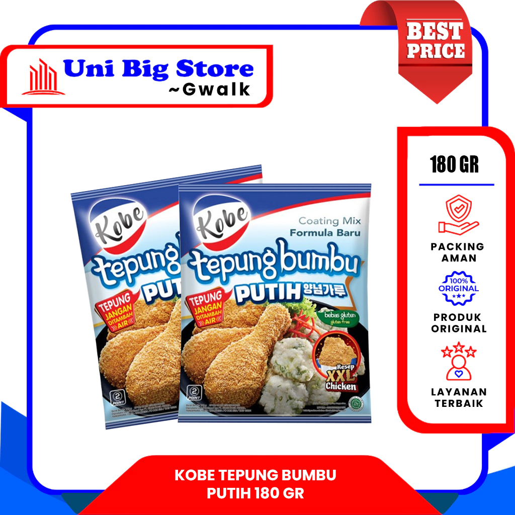 

KOBE TEPUNG BUMBU PUTIH - 180 gr