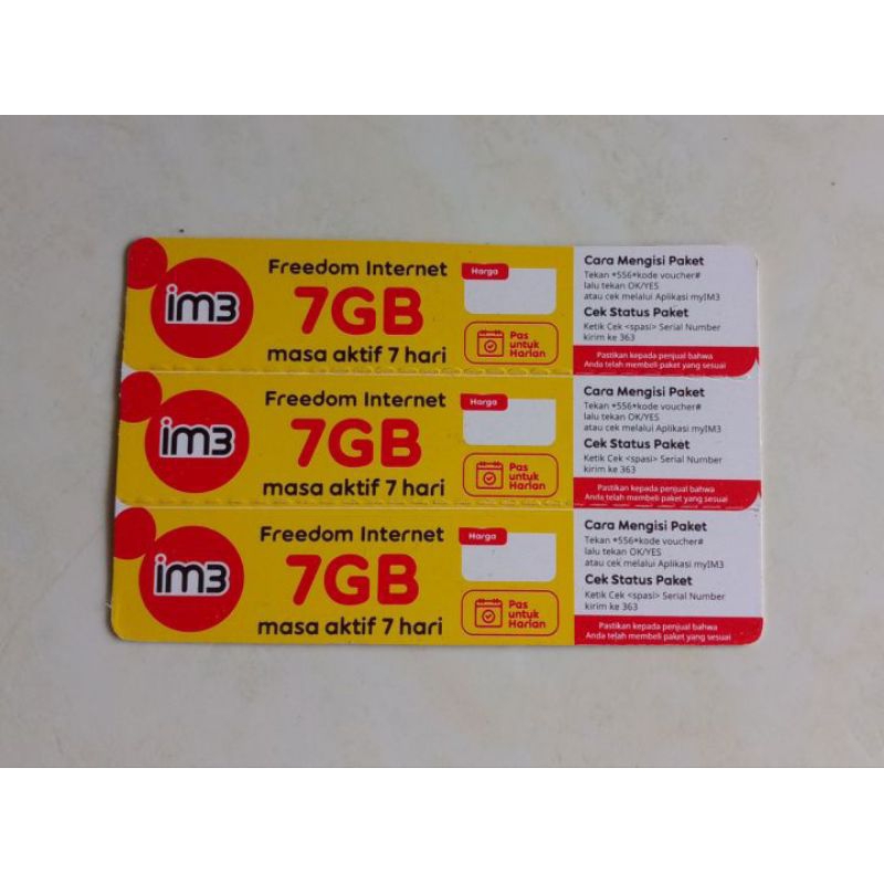INDOSAT 7GB 7HARI