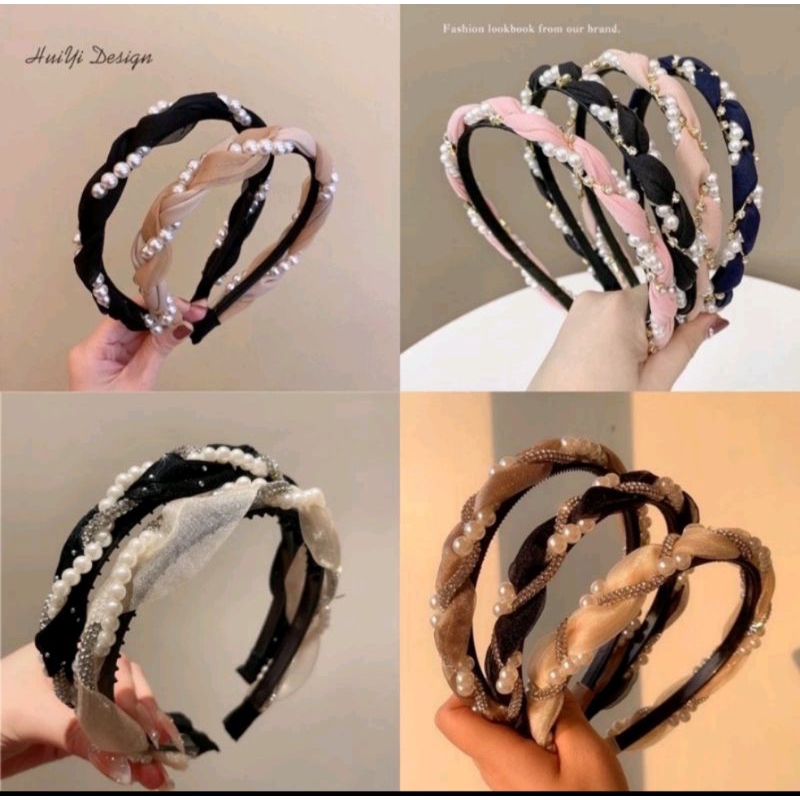 Bando mutiara Korea bando hijab bando model Korea bando kekinian bando dewasa bando warna