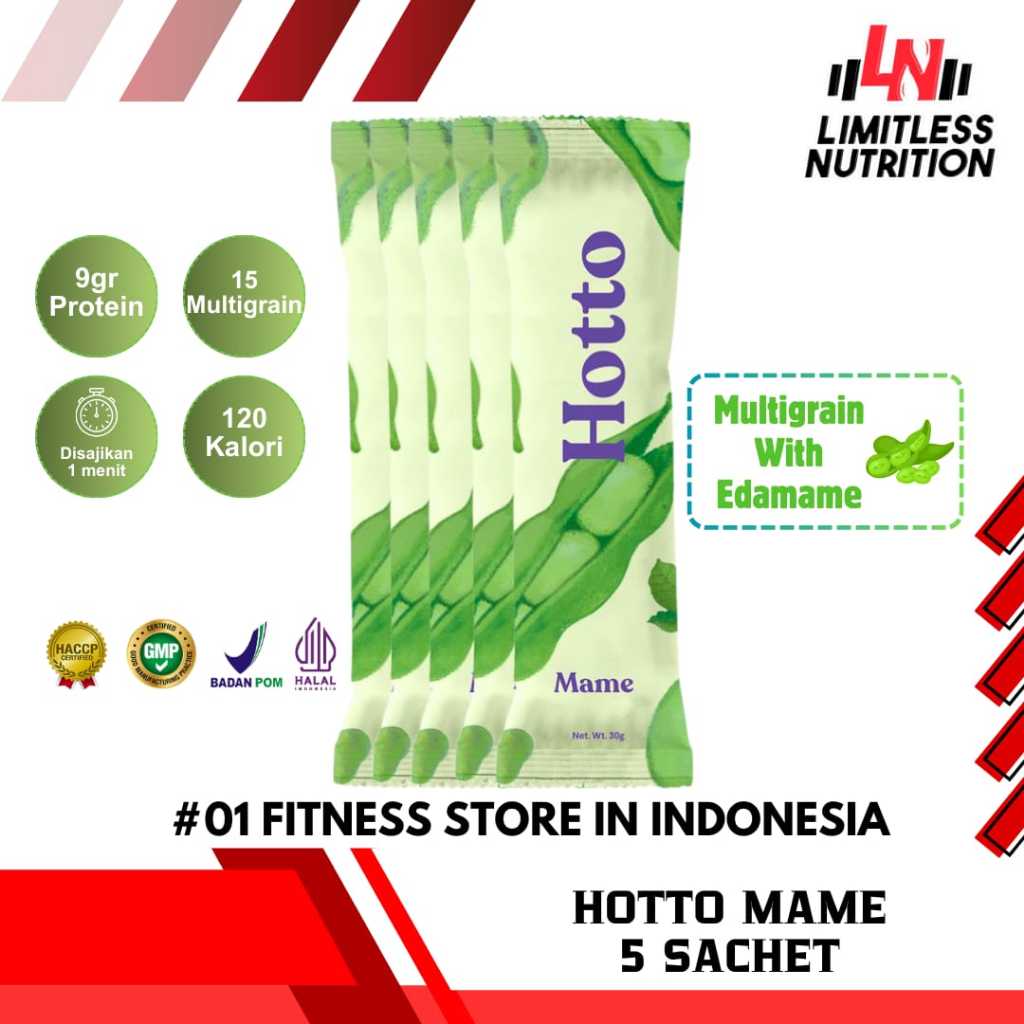 

Hotto Mame Multigrain Protein With Edamame 5 Sachet