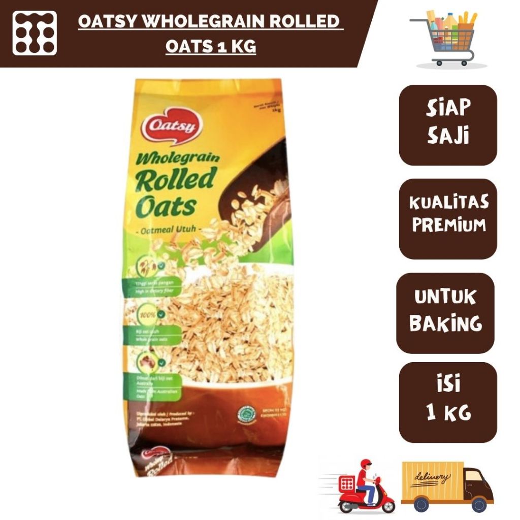 

OATSY WHOLEGRAIN ROLLED OATS 1 KG Oatmel