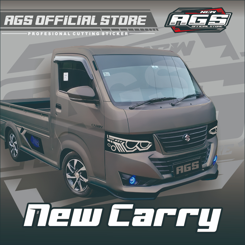 [001] STICKER CUTTING LAMPU DEPAN CARRY NEW / STICKER CARRY TAYO / HEADLAMP CARRY TAYO / STICKER CAR