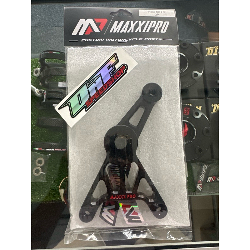 bracket belakang stand hub atas kawasaki ninja 150 r ss maxxipro kaliper hadap bawah brembo accossat