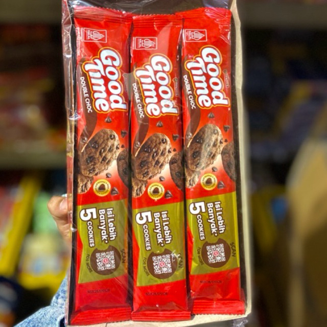 

GOOD TIME DOUBLE CHOCO ECER 12 PCS X 26.5 GRAM | GOOD TIME ECER 2000 MURAH