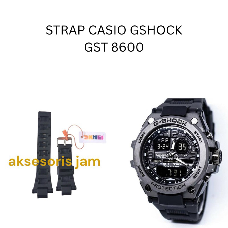 STRAP TALI G SHOCK GST8600 GST-8600 GST 8600