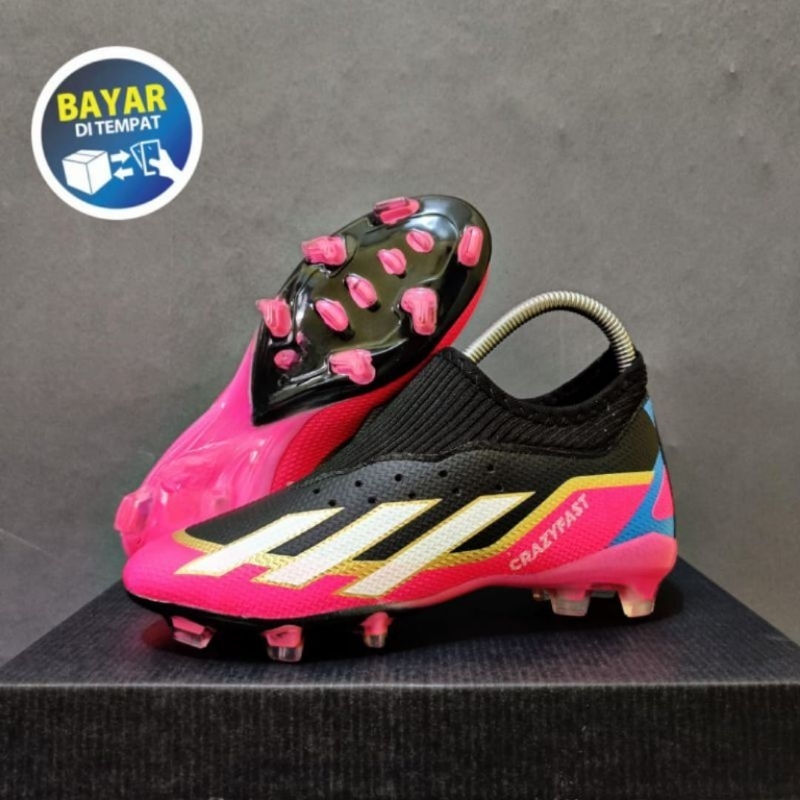 Adidas Sepatu Bola Anak Crazyfast Sepatu Sepak Bola Junior Size 33 34 35 36 37 38