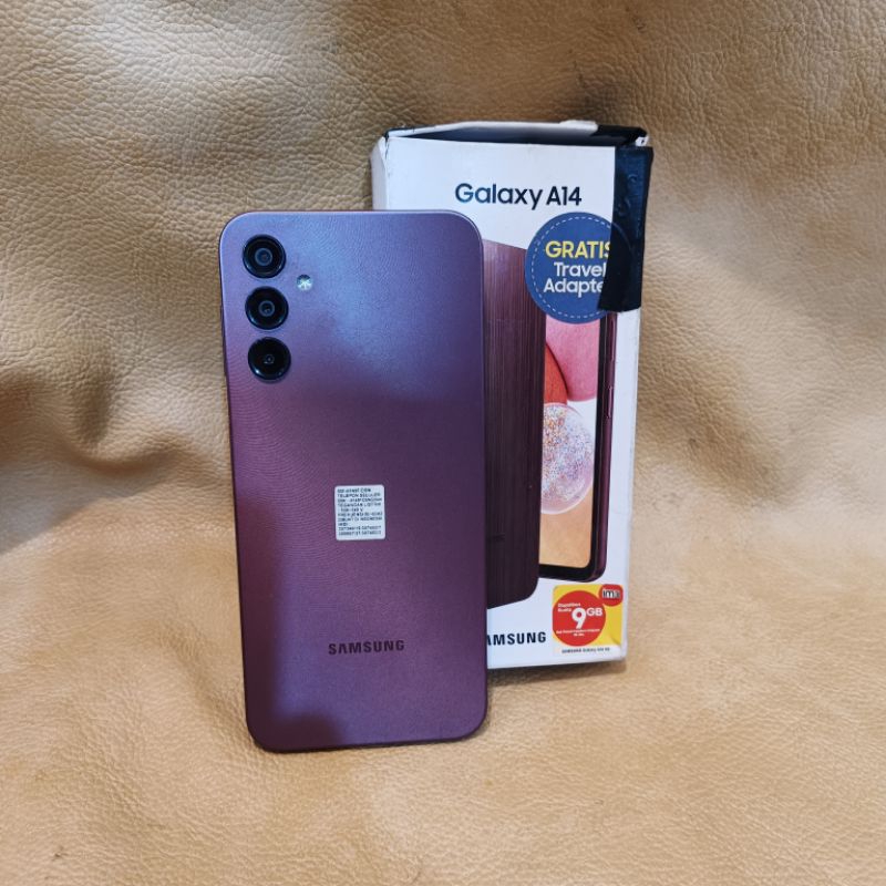 Samsung Galaxy A14 RAM 6/128GB Fullset Original - HP Second Murah Berkualitas dan Bergaransi