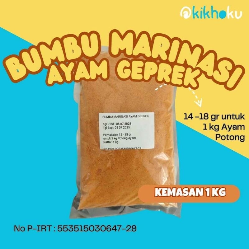 

Bumbu Marinasi Ayam Geprek 1 kg