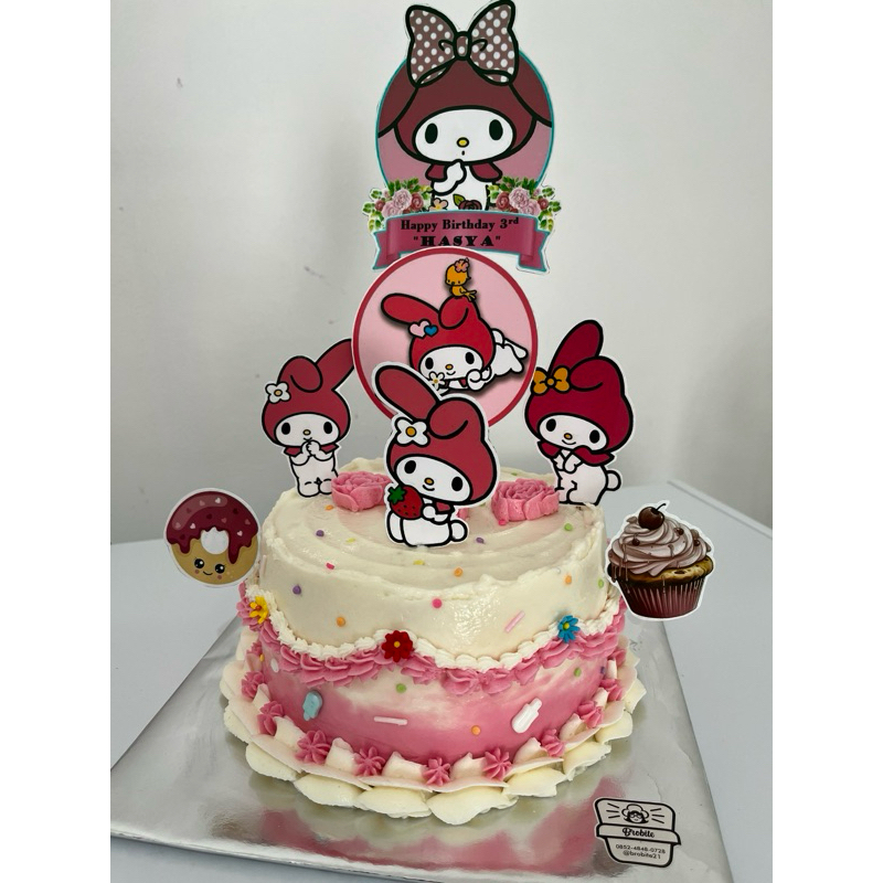 

Melody Birthday Cake / Kue Ultah Anak