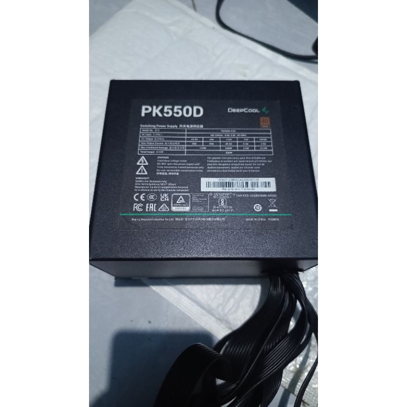 PSU DEEPCOOL PK550D BEKAS UPGRADE