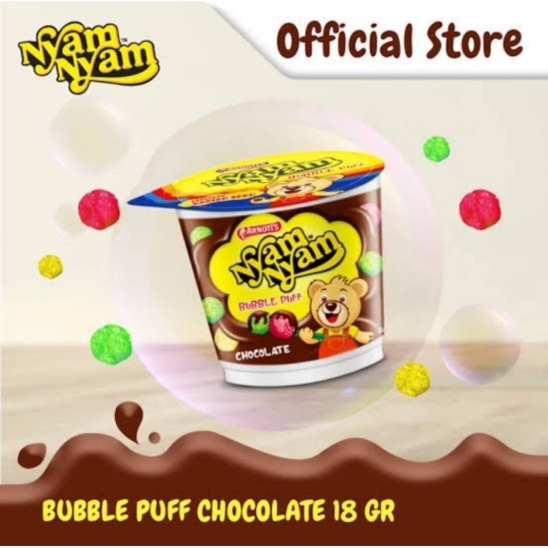 

Nyam Nyam Bubble Puff Chocolate 18 gr