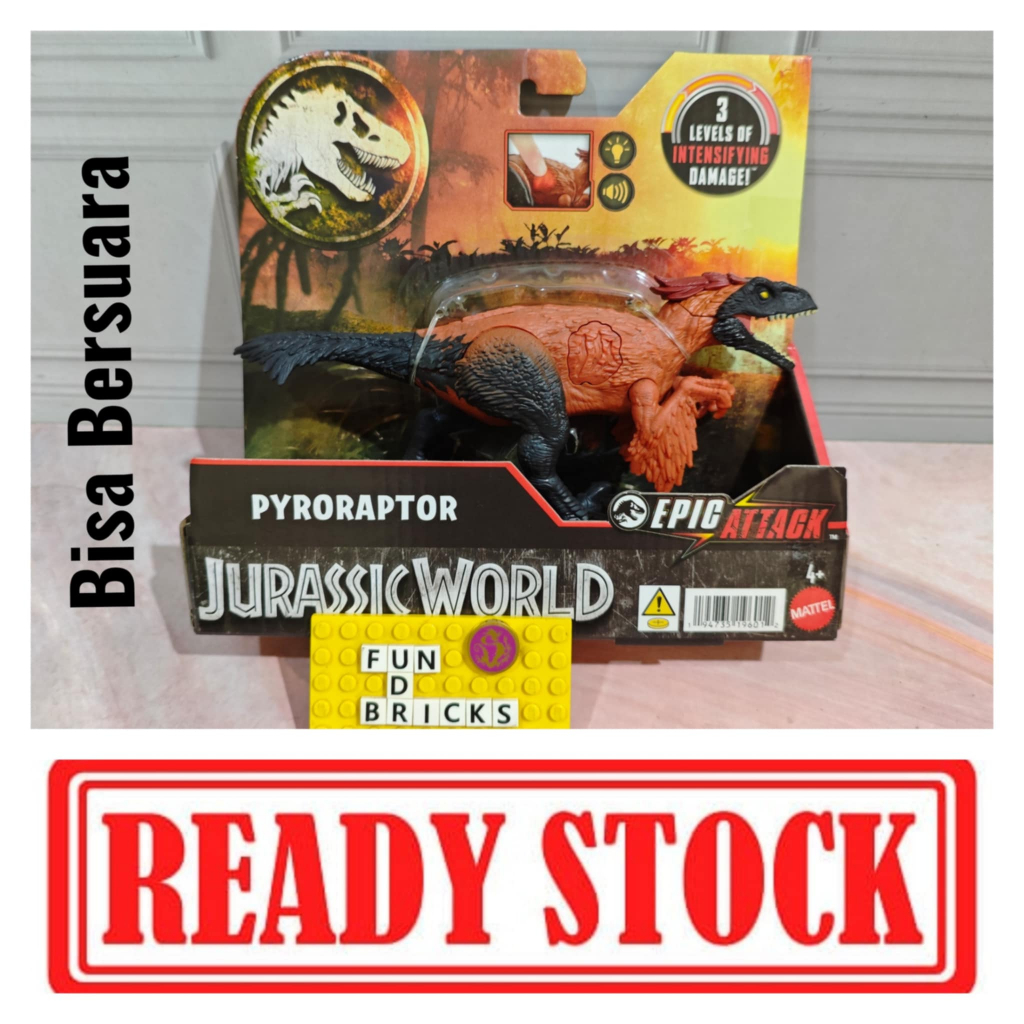 Mattel Jurassic World Epic Attack Pyroraptor