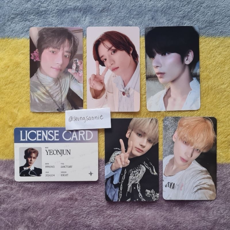 Beomgyu Yeonjun Taehyun Hueningkai Hyuka TXT Photocard PC (Pob Wvg TNCT The Name Chapter Temptation,