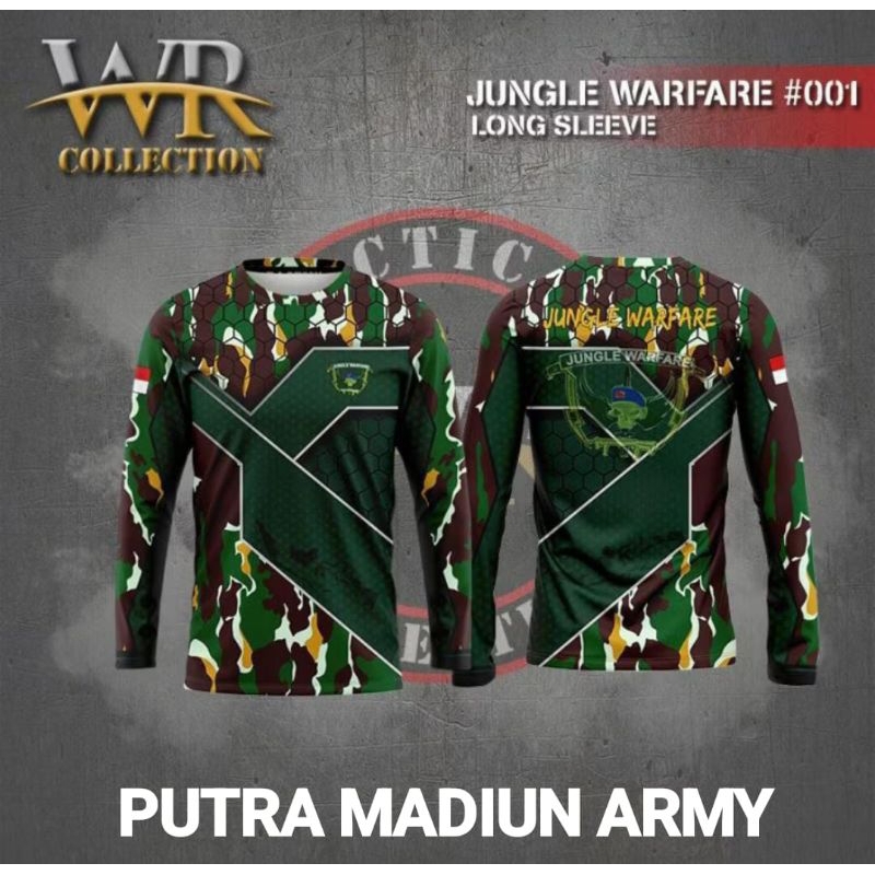 Baju Kaos Tactical Brimob / Kaos Jungle Wargare Brimob