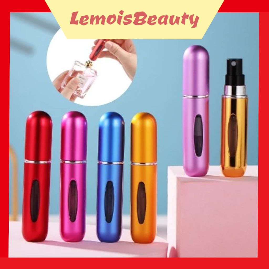 LemoisBeauty- Botol Parfum Refil 5ml/Tempat Refil Parfum/Bottle Parfum Aesthetic / Botol Parfum Mini