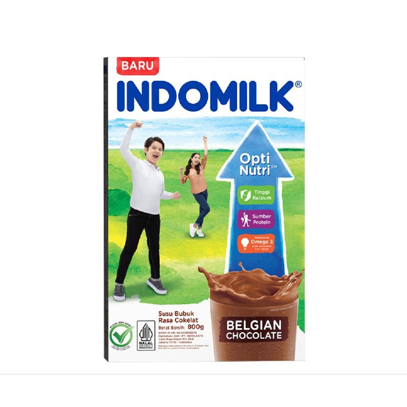 

Indomilk Opti Nutri Susu Bubuk Belgian Cokelat 800gr