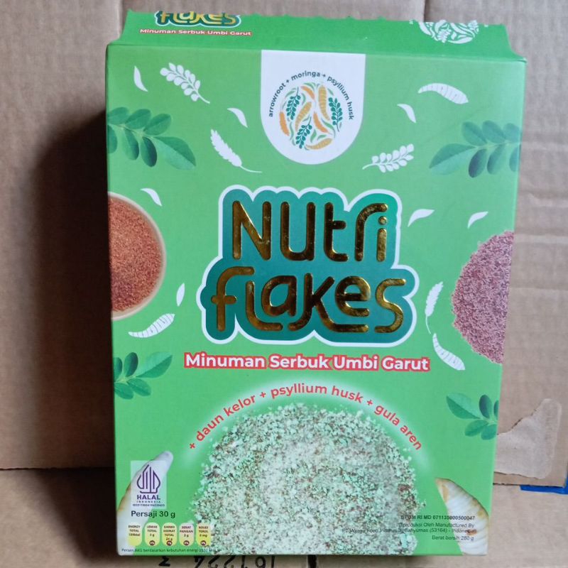 

nutriflakes 280g kemasan rusak