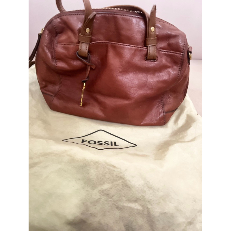 Fossil rachel satchel brown preloved