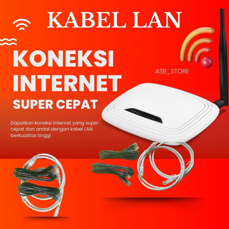 KABEL LAN 1M. KABEL WIFI. KABEL LAN CAT.5E   CAT.6