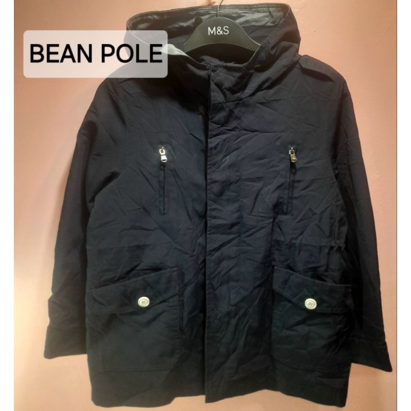 Jaket Parka BEAN POLE Warna Navy Size S Tag 130