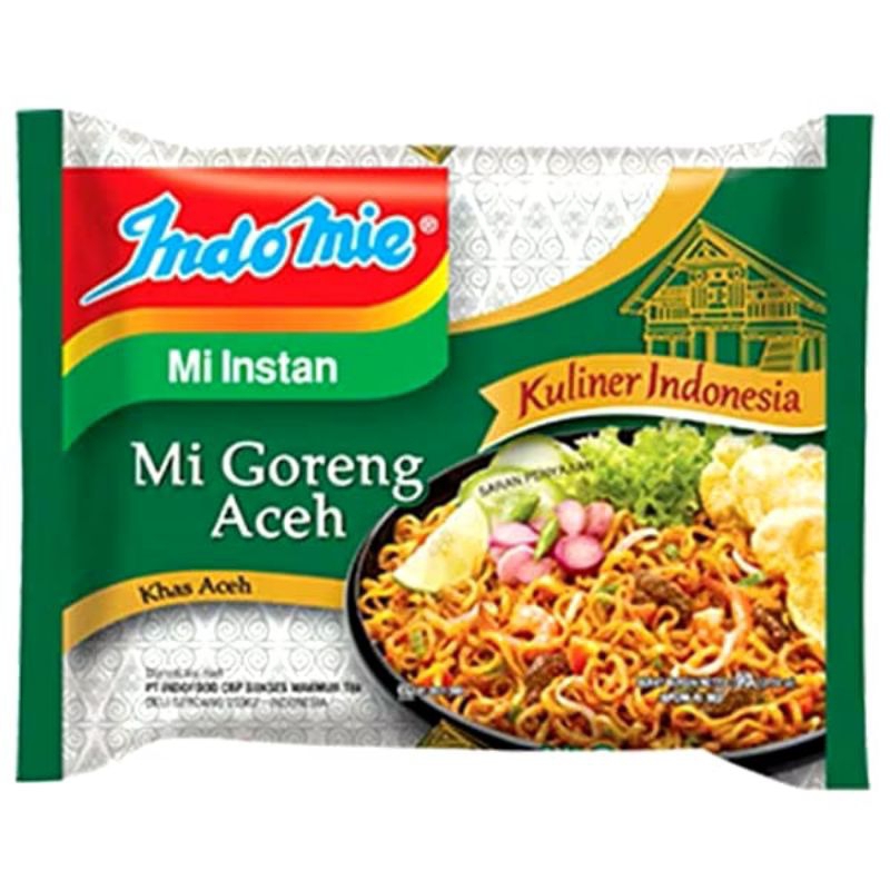 

Indomie Goreng Aceh 90gr ( 5 pcs )