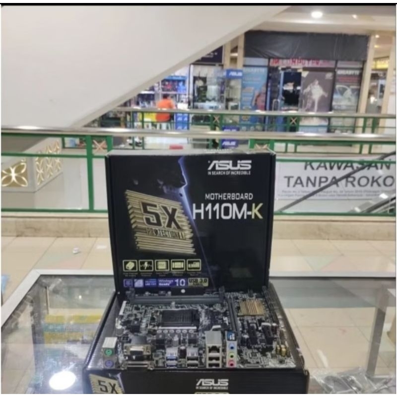 MOTHERBOARD ASUS H110 I7 7700 PAKETAN MOBO PROSCOR