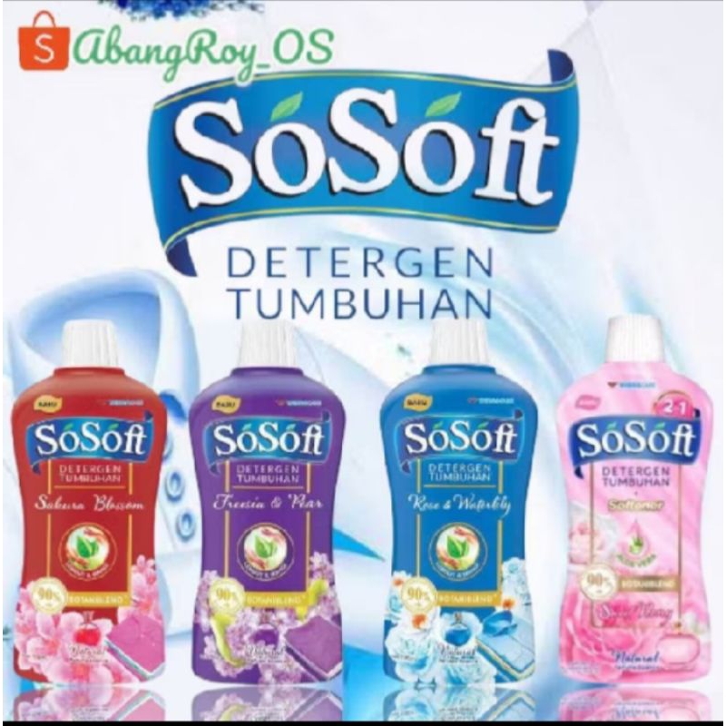 sosoft detergent cair
