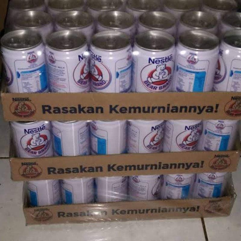 

susu bear brand 189ml 1 karton/dus isi 30pcs/kaleng
