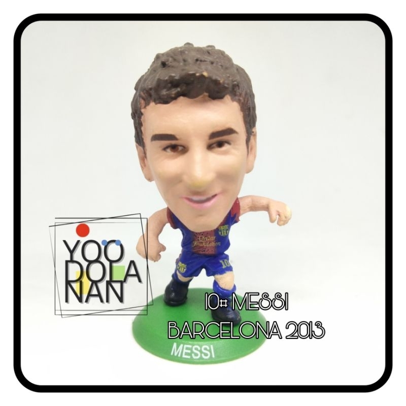 10# MESSI - BARCELONA 2013 CORINTHIAN SOCCERSTARZ MICROSTARS FIGURE PEMAIN BOLA