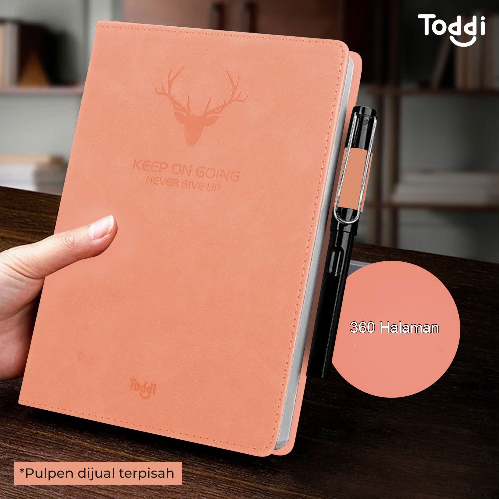 

Buku Jurnal Hardcover Notebook Diary 80 GSM 360 Halaman Grid - CW-5025 - Baby Pink 7ROTE4BP