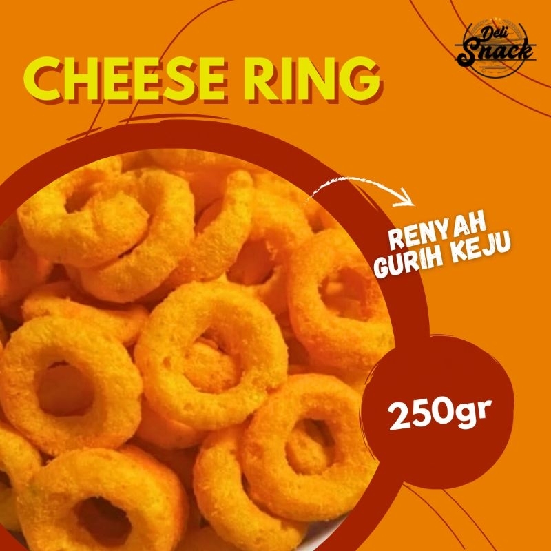 

[250gr] SNACK CHEESE RING | RING KEJU | Delisnack
