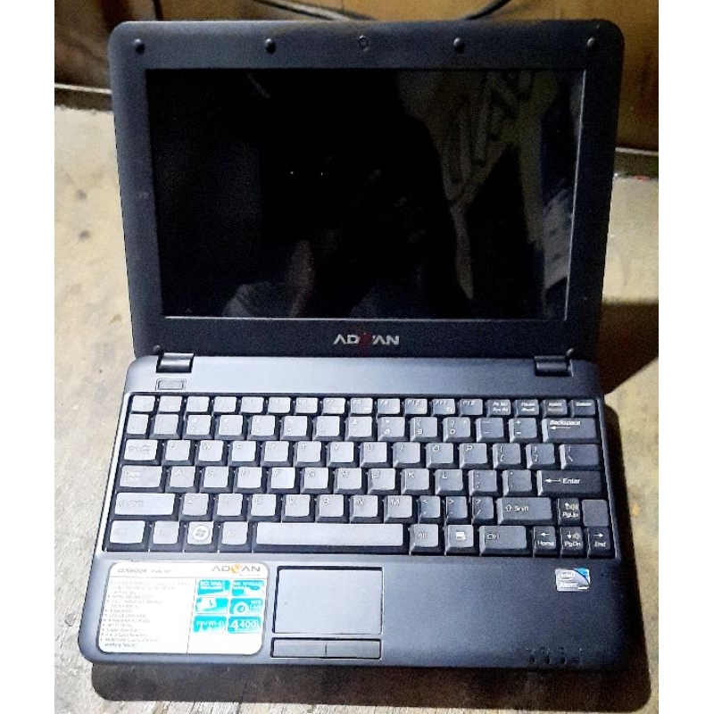 

notebok ADVAN VANBOOK A1N70T kondisi mati belum servise buat bahan