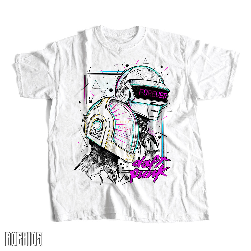 rockids - daft punk - kaos dewasa dan anak - kaos daft punk - tshirt daft punk - tees daft punk