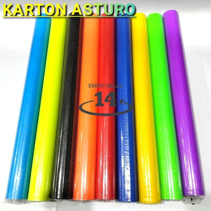

1 Lembar Kertas Karton Asturo Warna Cerah