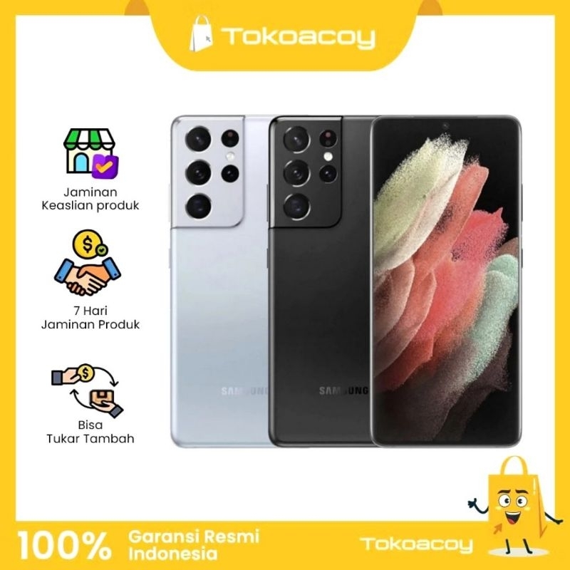 Samsung Galaxy S21 Ultra 5g 16/512GB Resmi Sein Fullset