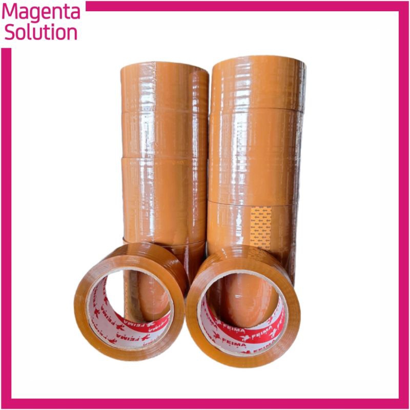 

1 Slop Isi 6 Roll Lakban / Lakban Coklat 90 Yard